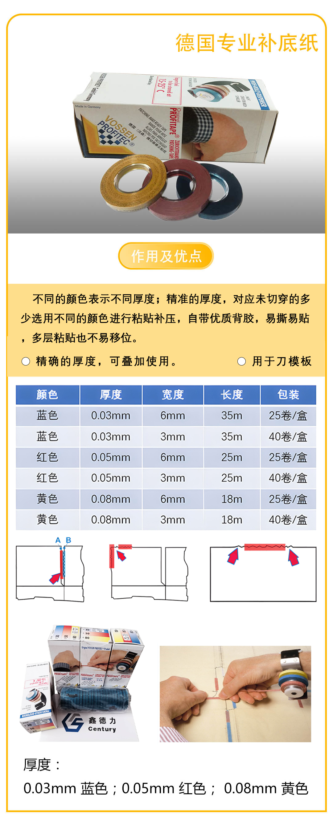 德國(guó)沃森補(bǔ)底紙